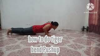 How to do Tiger Bend Push up Benifit on tiger push up [upl. by Ellata]