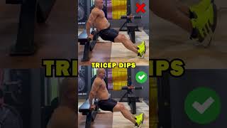 quotStop Doing This in Your Triceps Dips Fix Your Form Fastquot [upl. by Anomar]