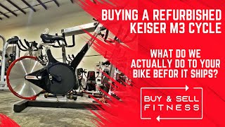 How to buy refurbished Keiser M3 Spin Bikes  BuyAndSellFitnesscom [upl. by Emilie]