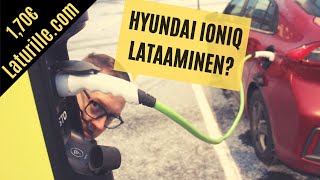 Miten ladataan Hyundai Ioniq 28kWh sähköautoa [upl. by Rayham94]