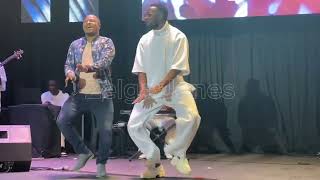 Baba Harare signature dance with Minister Micheal Mahendere on stage [upl. by Nikal]