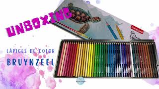 Lápices de colores BRUYNZEEL Unboxing y opinión unboxing dibujo [upl. by Frendel]