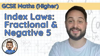 Index Laws Fractional amp Negative 5 • Challenge  with surds • GCSE Maths Higher 🧮 [upl. by Aititel]