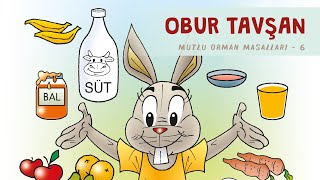 Obur Tavşan  5 Masal Sorusu  Sesli Masal Dinle  Okul Öncesi Eğitim [upl. by Chao]