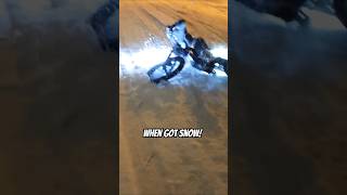 First snowfall be like 😳 noprodad ebike youtubeshort [upl. by Phelgen]