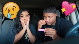 TELLING MY BOYFRIEND IM PREGNANT PRANK EMOTIONAL [upl. by Llerrac]