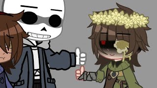 quotHow Fanon Sans and Chara Relationship looked like Vs My AUquot  Undertale [upl. by Nan476]