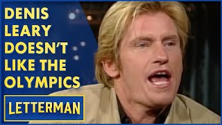 Denis Leary Has A Big Problem With The Olympics  Letterman [upl. by Keldah389]