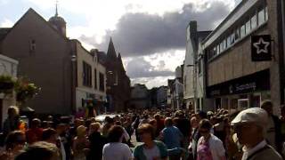 Deoch n Dorus Ceilidh Band  Strip the Willow on the high street [upl. by Lolanthe]