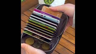 Hot Selling Classic RFID Leather Card Holder [upl. by Kcinomod137]