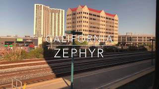 Things To Do in California  Amtraks California Zephyr train from Emeryville SF to Reno [upl. by Averat]