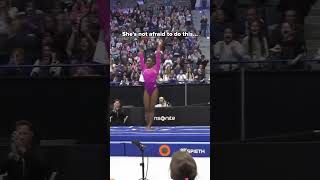 Very Simone Biles thing to do bee podium simonebiles [upl. by Aiker360]