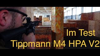 AREA13  Tippmann M4 HPA V2 im Test  Review  taugt Tipmmann HPA   Airsoft und Paintball [upl. by Naujid]