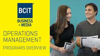 BCIT Operations Management  Overview of Programs [upl. by Awhsoj]