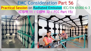 EMC Part 56 How to Perform Radiated Emission Testing IECEN 6100063 amp CISPR 1132 ampFCC Standard [upl. by Kerge919]