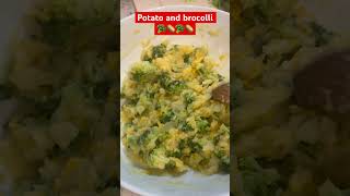 Potato and broccoli easy food for toddler🥦🥔my son foodshorts [upl. by Narud957]