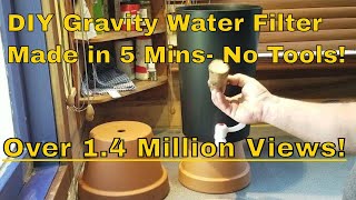 DIY water filter How to make FILTHY WATER drinkable [upl. by Letsyrc421]