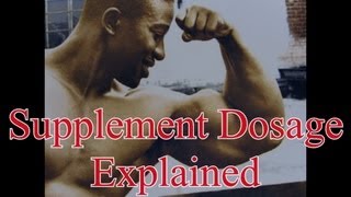 Supplement Dosage Explained  Leroy Colbert Bodybuilding HOF Member [upl. by Gian]