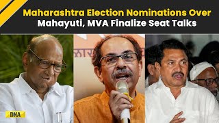 Maharashtra Elections 2024 BJP To Fight 148 Seats Congress 103 As Nominations End  MVA  Mahayuti [upl. by Noired883]