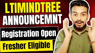 Finally LTIMindtree Biggest Announcement  OFF Campus Drive For 2025 2024 Batch  Fresher Jobs [upl. by Wilder]