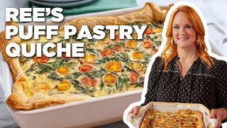 Ree Drummonds Puff Pastry Quiche  The Pioneer Woman  Food Network [upl. by Ozneral]