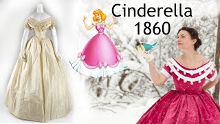 I made a 1860s Cinderella cosplay based on an antique gown [upl. by Suiradel]