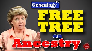 How to Build a Family Tree Totally for Free on Ancestrycom No Credit Card Required [upl. by Kaliski]