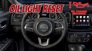 Jeep Compass Oil light reset 20172021 [upl. by Pavlish]