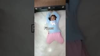 Kids fitnes exercise travelling Soldier songtravalongcutebaby foryou [upl. by Arron]