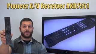 PIONEER AXD7551 AudioVideo Receiver Remote  wwwReplacementRemotescom [upl. by Wagstaff736]