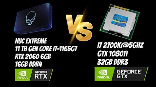 Black Myth Wukong NUC Extreme i7  RTX 2060 VS Overclocked 2700K  GTX1080Ti 4K Shootout [upl. by Ahsitram]