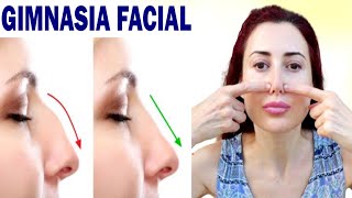 Gimnasia Facial para AFINAR Y RESPINGAR LA NARIZ [upl. by Mike239]