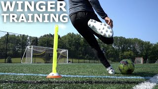 How To Structure a Full Individual Training Session  Technical Training Session For WINGERS [upl. by Ayocal]