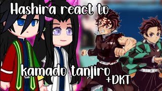 °Past Hashiras react to tanjiro° knyds angst [upl. by Faunie916]