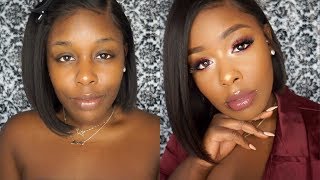 GRWM Basic to Baddie Enhancing Natural Beauty ft Morphe 3502 Palette [upl. by Ellerud971]