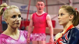 I TRIED WOMENS GYMNASTICS  Coached by Shawn Johnson amp Nastia Liukin [upl. by Prent]