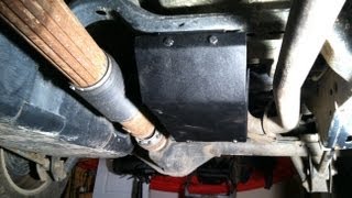 DIY Jeep Wrangler JK Evaporator Skid Plate  HOW TO [upl. by Zilada271]