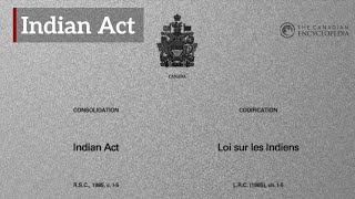 The Indian Act A Summary [upl. by Ecneralc]