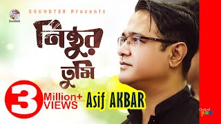 Asif Akbar  Nishthur Tumi  নিষ্ঠুর তুমি  O Priya Tumi Kothay  Official Music Video  Soundtek [upl. by Anaitsirc]