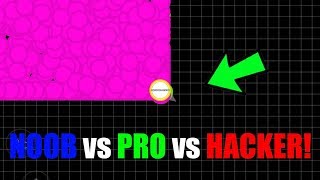 NOOB vs PRO vs HACKER vs TROLL in AGARIO MOBILE RUSH MODE [upl. by Hsilgne172]