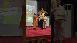 Getting felicitated by Ramakrishna Mission Narendrapur ✨ learningant felicitation neet jee [upl. by Gorlin456]