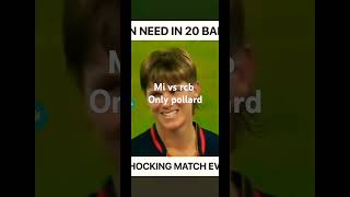 Mi vs rcb  pollard batting [upl. by Suoiradal]