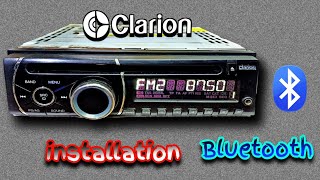 clarion bluetooth pairing how to bluetooth car audio clarion [upl. by Atinna]