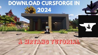 CURSEFORGE DOWNLOAD TUTORIAL 2024HOW TO DOWNLOAD MINECRAFT MODS [upl. by Buttaro764]