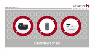 Batteriewechsel beim Handsender mit MultiBit 2 Generation  Marantec [upl. by Reinar512]