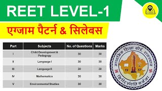 REET Level 1 Syllabus 2023 in Hindi  REET Syllabus level 1 2023 [upl. by Irallih]