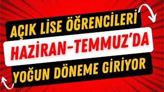 Açık Lise 2024 Sınav Takvimi [upl. by Smallman]