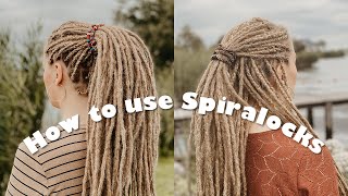 DREADSHOP  HOW TO USE SPIRALOCKS [upl. by Elmaleh]