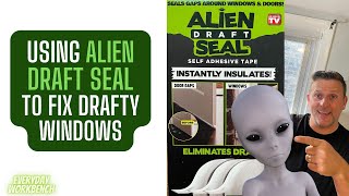 I used Alien Draft Seal to fix a drafty window in my home [upl. by Eitak425]