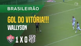 GOL WALLYSON  VITÓRIA X CEARÁ  2005  BRASILEIRÃO 2018 [upl. by Ahsekar249]